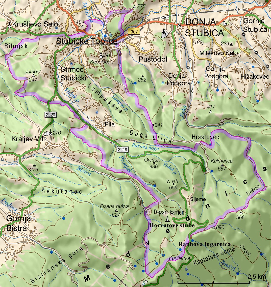 Stubičke Toplice (područje Općine)